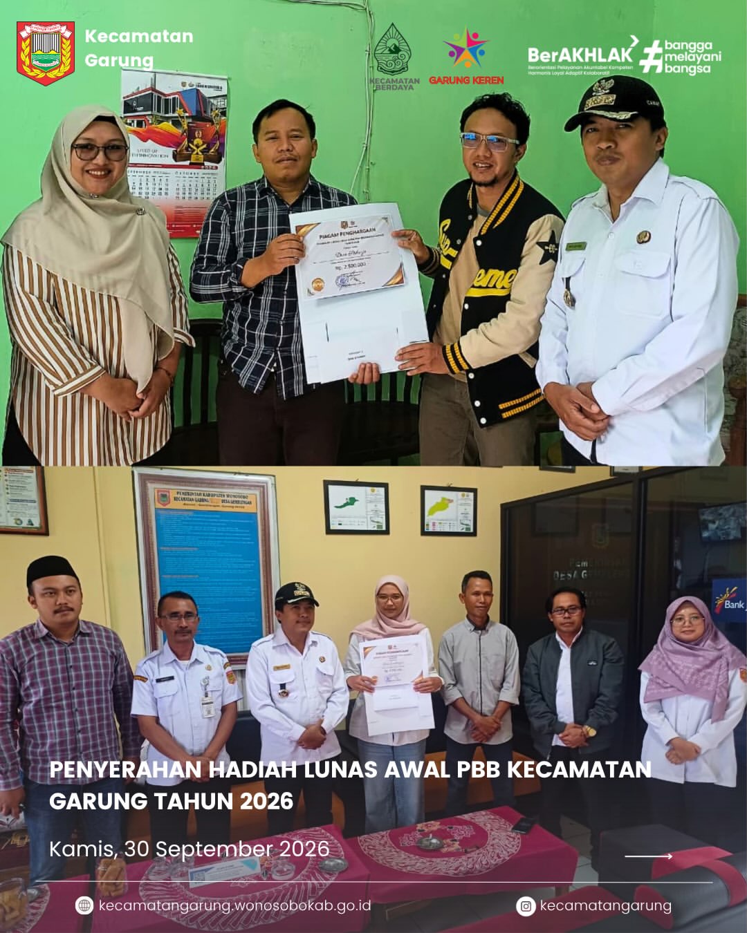 penyerahan-hadiah-lunas-awal-pbb-kecamatan-garung-tahun-2026