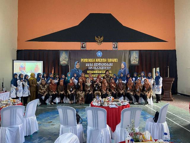 Pembinaan Wilayah (Binwil) PKK Tahun 2025, di Desa Sendangsari, Kecamatan Garung.
