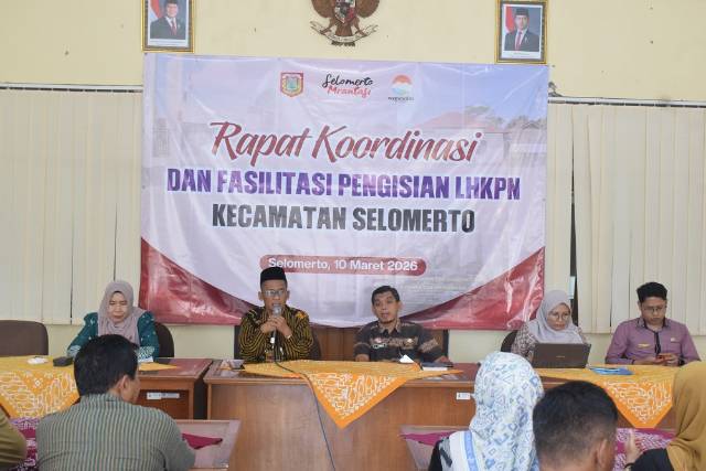 Dorong Transparansi Pejabat Publik, Kecamatan Selomerto Gelar Rakor Pengisian LHKPN