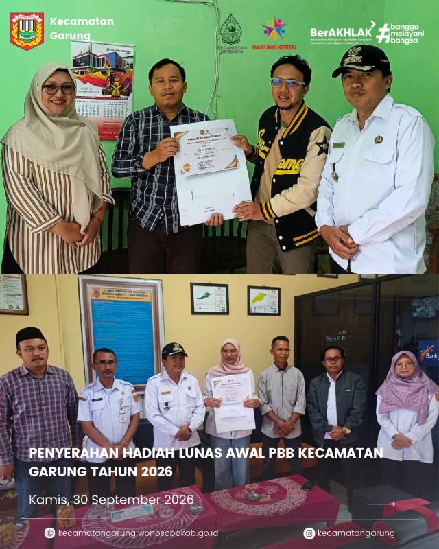 penyerahan-hadiah-lunas-awal-pbb-kecamatan-garung-tahun-2026