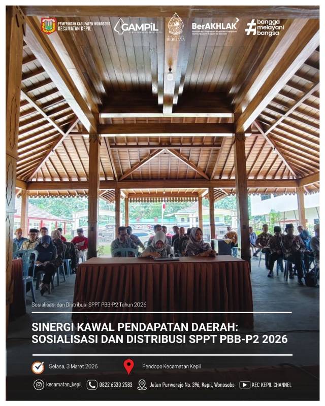 Sinergi Kawal Pendapatan daerah : Sosialisasi dan Distribusi SPPT PBB-P2 2026